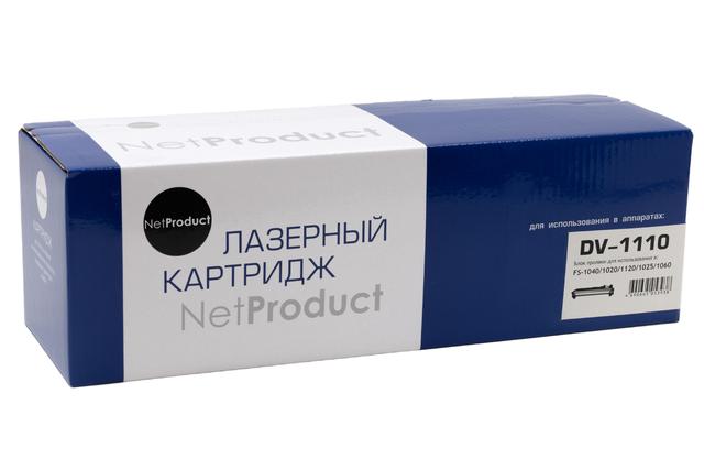 Блок проявки NetProduct (N-DV-1110) для Kyocera FS-1040/ 1020/ 1120/ 1025/ 1060, Восстан., 100K