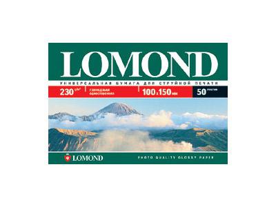 Фотобумага Lomond глянцевая односторонняя (0102035), 10x15 см, 230 г/ м2, 50 л.