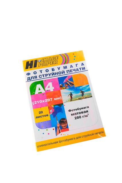 Фотобумага Hi-Image Paper матовая односторонняя, A4, 280 г/ м2, 20 л.