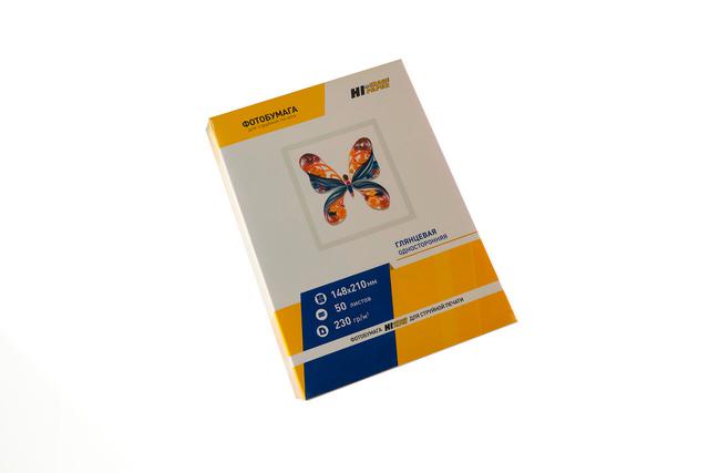 Фотобумага Hi-Image Paper глянцевая односторонняя, A5, 230 г/ м2, 50 л.