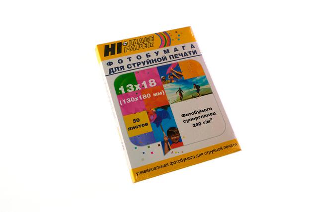 Фотобумага Hi-Image Paper суперглянцевая односторонняя, 13x18 см, 240 г/ м2, 50 л. new