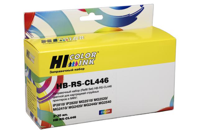 Заправочный набор Hi-Black для Canon Pixma MG2440/ MG2540, картридж CL-446, Color, 90ml