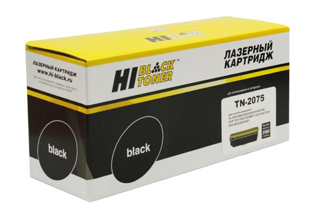 Тонер-картридж Hi-Black (HB-TN-2075) для Brother HL-2030/ 2040/ 2070/ 7010/ 7420/ 7820, 2,5K