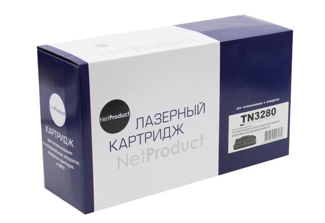 Тонер-картридж NetProduct (N-TN-3280) для Brother HL-5340/ 5350/ 5370/ 5380/ DCP-8070D, 8K