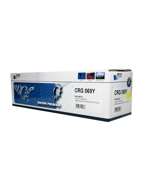 Картридж для CANON LBP-673/ MF752/754  Cartridge 069 желтый (1,9K) UNITON Premium