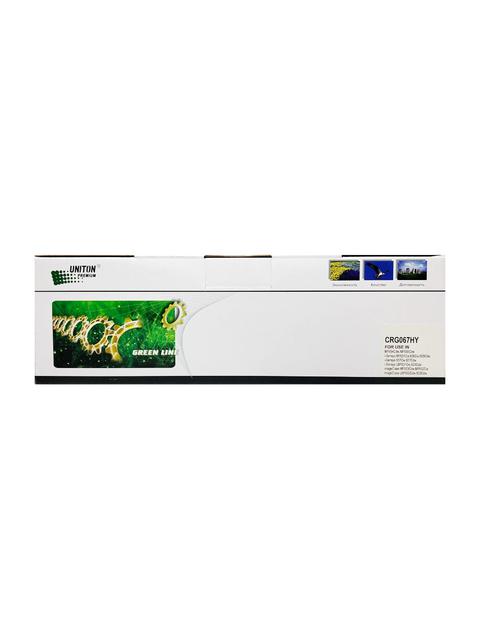 Картридж для CANON LBP-631/ 633, MF651/655/657   Cartridge 067HY желтый (2,35K)  UNITON Premium GREEN LINE (Eco Protected)