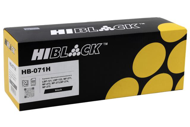 Картридж Hi-Black (HB-071H) для Canon LBP122/ MF 272/ 275, 2,5K