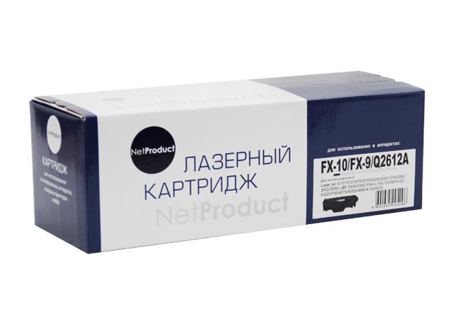 Картридж NetProduct (N-FX-10/ 9/ Q2612A) для Canon i-Sensys MF4018/ 4120/ 4140/ 4150/ 4270, 2K