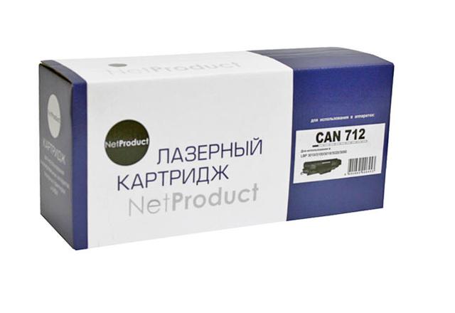 Картридж NetProduct (N-№712) для Canon LBP-3010/ 3100, 1,5K