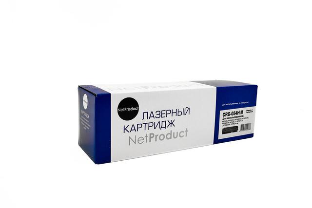 Картридж NetProduct (N-№054H M) для Canon i-SENSYS LBP621Cw/ 622/ 623/  imageCLASS MF642Cdw, M, 2,3K