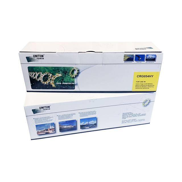 Картридж для CANON LBP-621/623, MF641/643/645 Cartridge 054H Y желтый (2,3K) UNITON Premium GREEN LINE (Eco Protected)