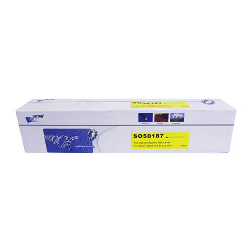 Картридж для EPSON AcuLaser C1100/CX11N  (S050187) Toner Cartr (R) желтый (4К) UNITON Eco