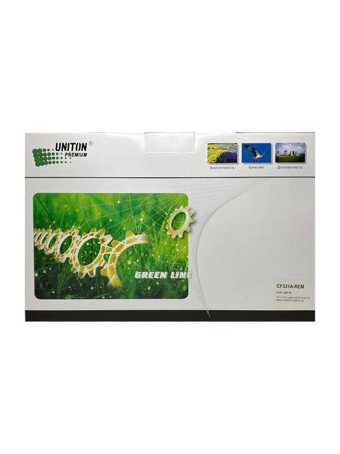 Картридж для HP Color LJ M651 CF331A (654A) (R) синий (15K) UNITON Premium GREEN LINE (Eco Protected)