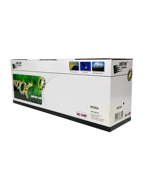 Картридж для HP Color LJ Pro 4203, MFP 4303 W2300A (230A) черный (2,0K) БЕЗ ЧИПА!! UNITON Premium GREEN LINE (Eco Protected)