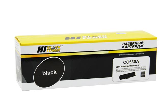 Картридж Hi-Black (HB-CC530A/ CE410/ CF380/ 718) для HP CLJ CP2025/ CM2320/ Canon LBP7200, Bk, 4K