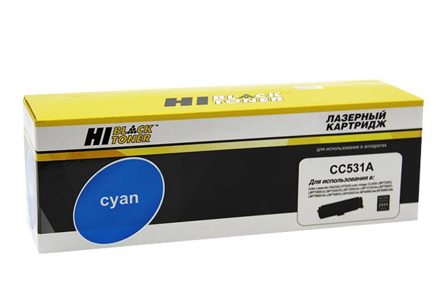 Картридж Hi-Black (HB-CC531A/ CE411/ CF381/ 718) для HP CLJ CP2025/ CM2320/ Canon LBP7200, C, 2,8K