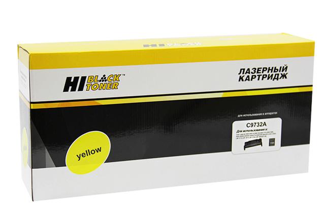 Картридж Hi-Black (HB-C9732A) для HP CLJ 5500/ 5550, Восстановленный, Y, 12K