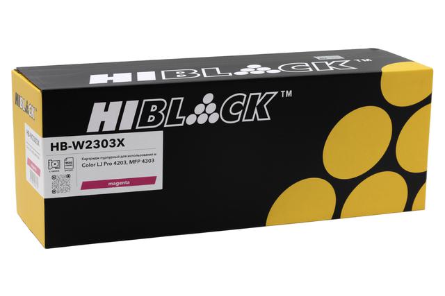 Картридж Hi-Black (HB-W2303X) для HP Color LaserJet Pro 4203/ MFP 4303, M, 5,5K