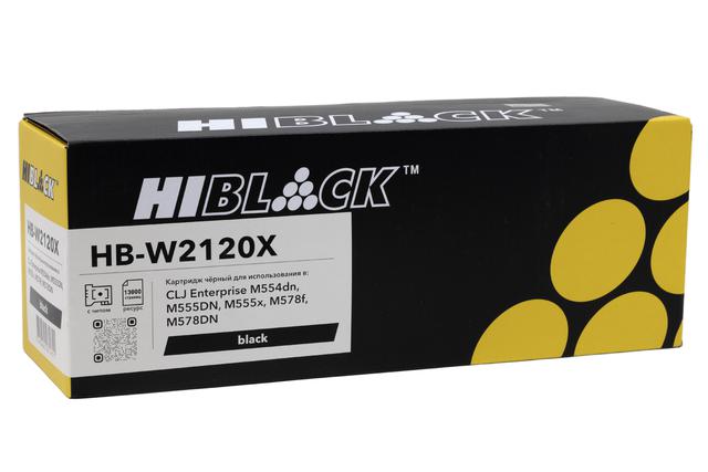 Картридж Hi-Black (HB-W2120X) для HP CLJ Enterprise M554dn/ 555DN/ 555x/ 578f/ 578DN, Bk, 13K