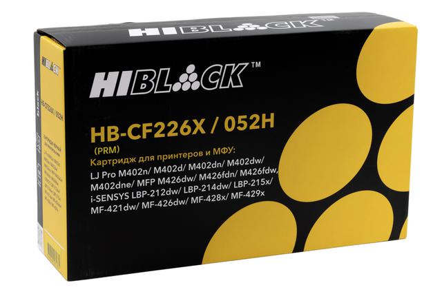 Картридж Hi-Black Premium (HB-CF226X/ CRG-052H) для HP LJ Pro M402/ M426/ LBP-212dw/ 214dw, 9,2K