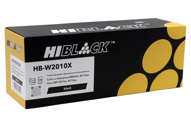 Тонер-картридж Hi-Black (HB-W2010X) для HP Color LaserJet Enterprise M776dn/ M776z/ M776zs/ M, Bk, 34K