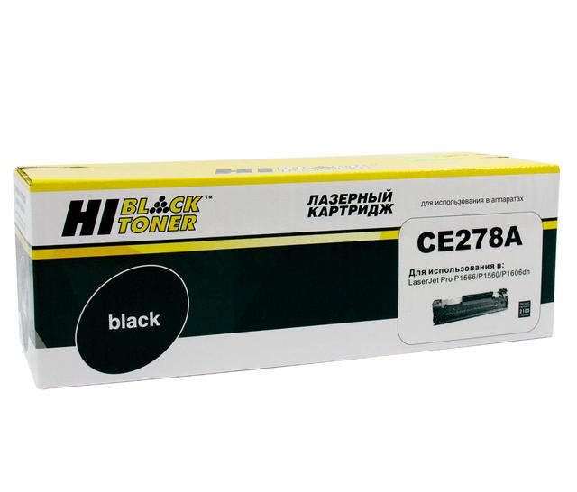 Картридж Hi-Black (HB-CE278A) для HP LJ Pro P1566/ P1606dn/ M1536dnf, 2,1K