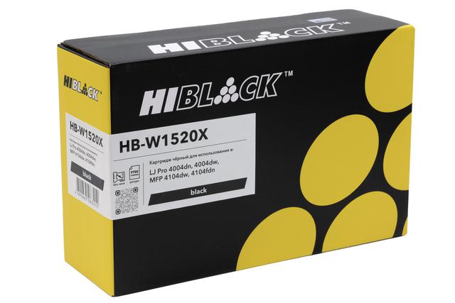 Картридж Hi-Black (HB-W1520X) для HP LJ Pro 4004dn/ 4004dw/ MFP 4104dw/ 4104fdn, 9,7K (без чипа)