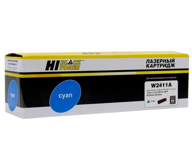 Картридж Hi-Black (HB-W2411A) для HP CLJ Pro M155a/ MFP M182n/ M183fw, C, 0,85K