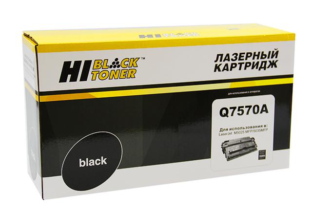 Картридж Hi-Black (HB-Q7570A) для HP LJ M5025/ M5035, 15K