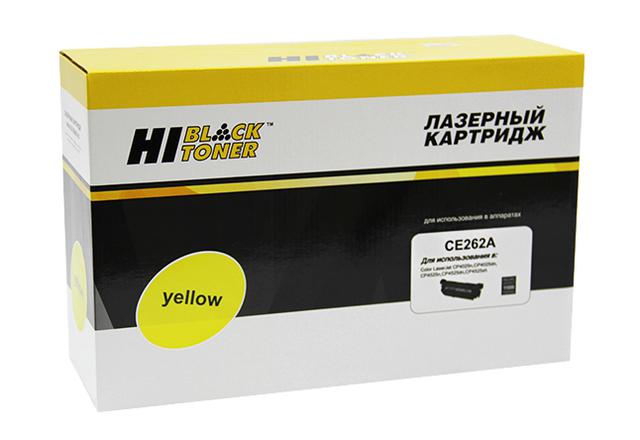 Картридж Hi-Black (HB-CE262A) для HP CLJ CP4025/ 4525, Восстановленный, Y, 11K