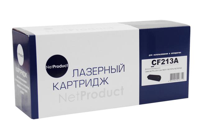 Картридж NetProduct (N-CF213A) для HP CLJ Pro 200 M251/ MFPM276, №131A, M, 1,8K