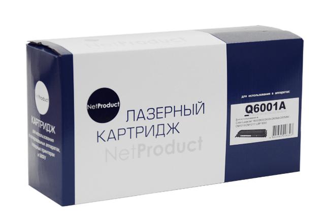 Картридж NetProduct (N-Q6001A) для HP CLJ 1600/ 2600/ 2605, Восстановленный, C, 2K