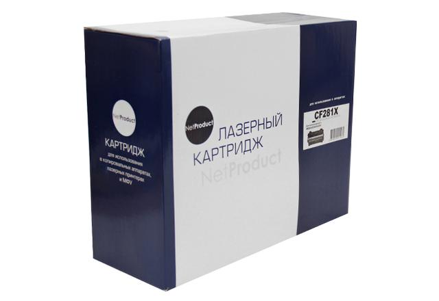 Картридж NetProduct (N-CF281X) для HP LJ Enterprise M630z/ 630H/ 630DN, 25K