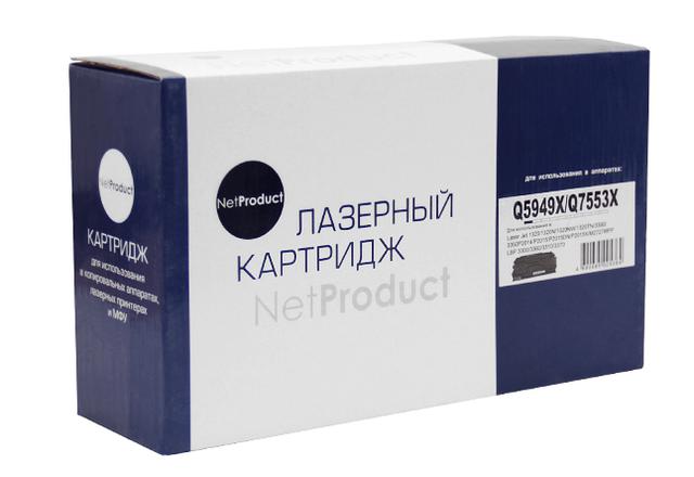 Картридж NetProduct (N-Q5949X/ Q7553X) для HP LJ P2015/ 1320/ 3390/ 3392, Универсальный, 7K