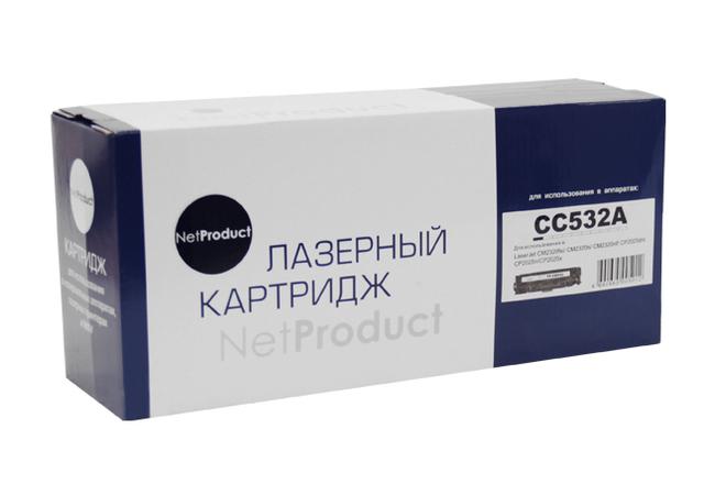 Картридж NetProduct (N-CC532A/ CE412/ CF382/ 718) для HP CLJ CP2025/ CM2320/ Canon LBP7200, Y, 2,8K