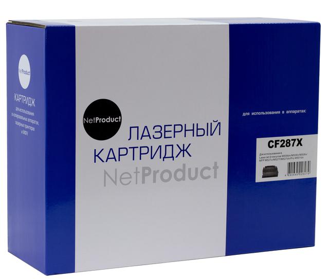 Картридж NetProduct (N-CF287X) для HP LJ M501dn/ M506dn/ M506x/ M527dn/ M527f/ M527c, 18K