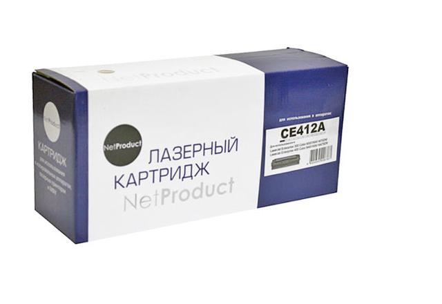 Картридж NetProduct (N-CE412A) для HP CLJ Pro300 Color M351/ M375/ Pro400 Color/ M451, Y,2,6K