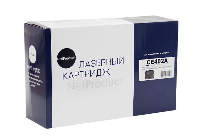 Картридж NetProduct (N-CE402A) для HP LJ Enterprise 500 color M551n/ M575dn, Y, 6K