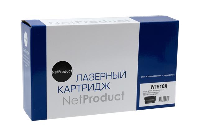 Картридж NetProduct (N-W1510X) для HP LJ Pro 4003dw/ 4003dn/ MFP 4103fdw/ 4103fdn, 9,7K
