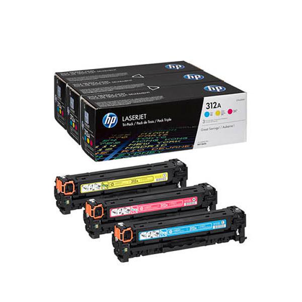 Набор картриджей 312A для HP CLJ Pro MFP M476dn/ dw/ nw, 2,7К (O) C/ M/ Y, CF440AM