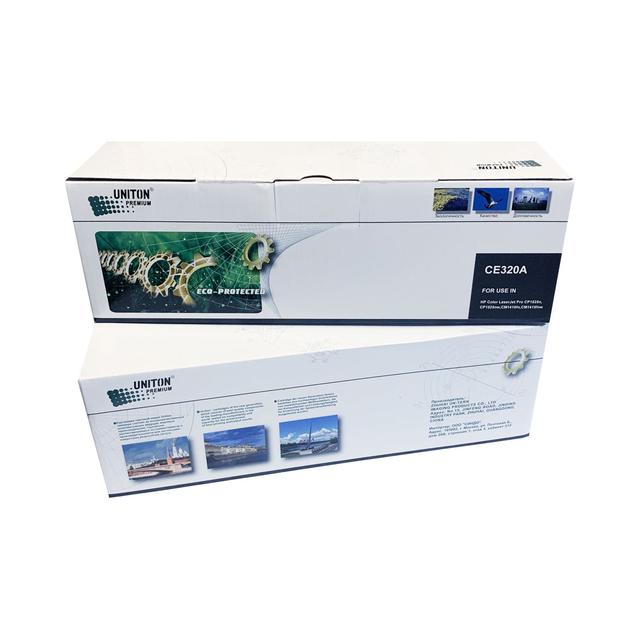 Картридж для HP Color LJ CP 1525/CM1415 PRO  CE320A черный (2K) UNITON Premium GREEN LINE (Eco Protected)