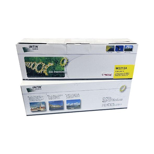 Картридж для HP Color LJ M255/MFP M282/M283  W2212A  (207A) желтый (1,25K, с чипом APEX) UNITON Premium GREEN LINE (Eco Protected)