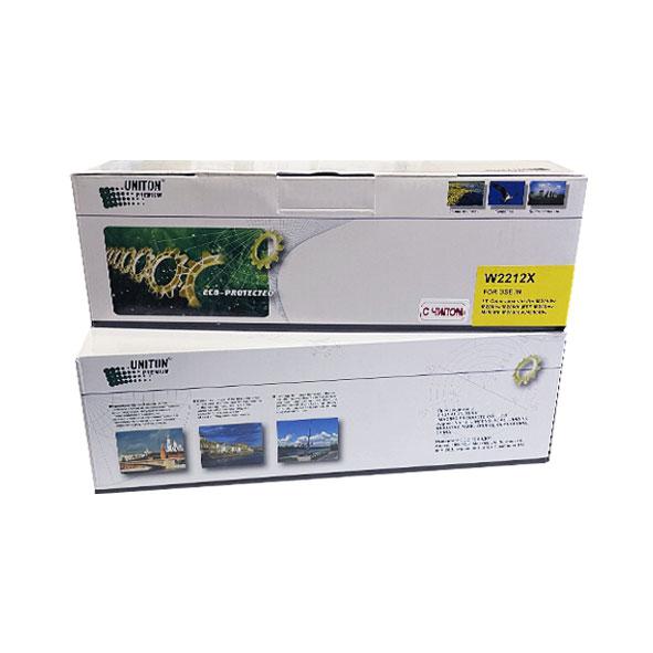 Картридж для HP Color LJ M255/MFP M282/M283, W2212X (207X) желтый (2,45K, с чипом APEX) UNITON Premium GREEN LINE (Eco Protected)