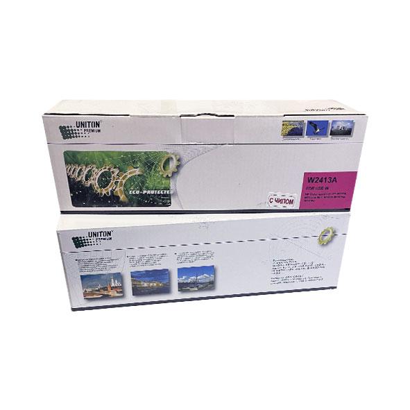 Картридж для HP Color LJ M155/ MFP M182/M183  W2413A (216A) красный (0,85К)  UNITON Premium GREEN LINE (Eco Protected)