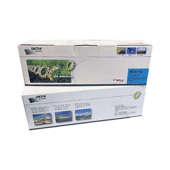 Картридж для HP Color LJ M155/ MFP M182/M183  W2411A (216A) синий (0,85К) UNITON Premium GREEN LINE (Eco Protected)