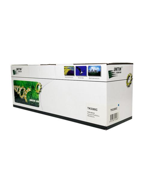 Тонер-картридж для (TK-5380C)  KYOCERA PA4000/ MA4000 (10K) синий UNITON Premium GREEN LINE (Eco Protected)