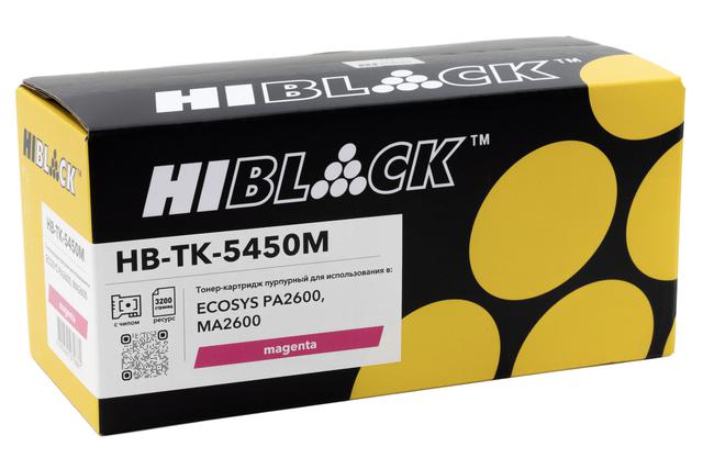 Тонер-картридж Hi-Black (HB-TK-5450M) для Kyocera ECOSYS PA2600/ MA2600, M, 3,2K