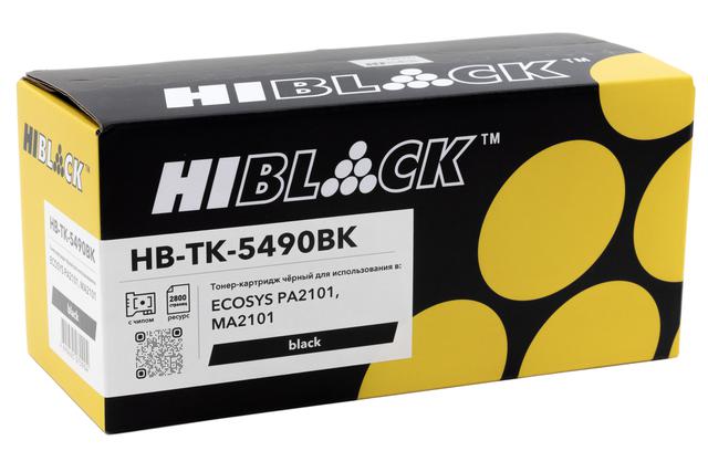 Тонер-картридж Hi-Black (HB-TK-5490Bk) для Kyocera ECOSYS PA2101/ MA2101, Bk, 2,8K