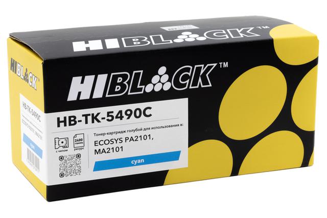 Тонер-картридж Hi-Black (HB-TK-5490C) для Kyocera ECOSYS PA2101/ MA2101, C, 2,4K