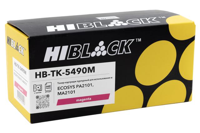 Тонер-картридж Hi-Black (HB-TK-5490M) для Kyocera ECOSYS PA2101/ MA2101, M, 2,4K